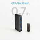 ANKER POWERPORT ATOM III 4 PORT 65WATT - BLACK FABRIC