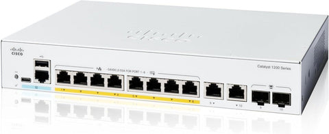 Cisco Catalyst 1200, 8-Port Managed Switch with 8 Gigabit Ethernet