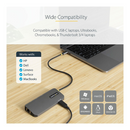 StarTech USB-C Multiport Adapter 4K HDMI USB 3.2 Hub 100W PD GbE SD MicroSD