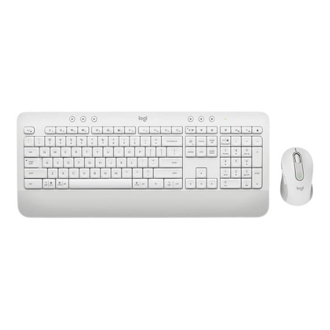 Logitech MK650 Wireless Keyboard & Mouse for Business, LogiBolt/Bluetooth, White