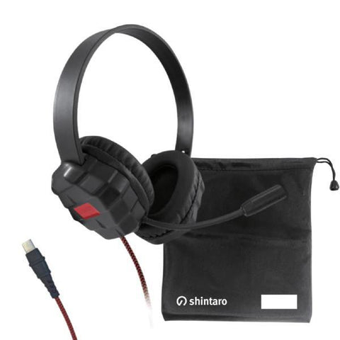 Shintaro Rugged Kids Headset with Mic - USB-C, 40mm