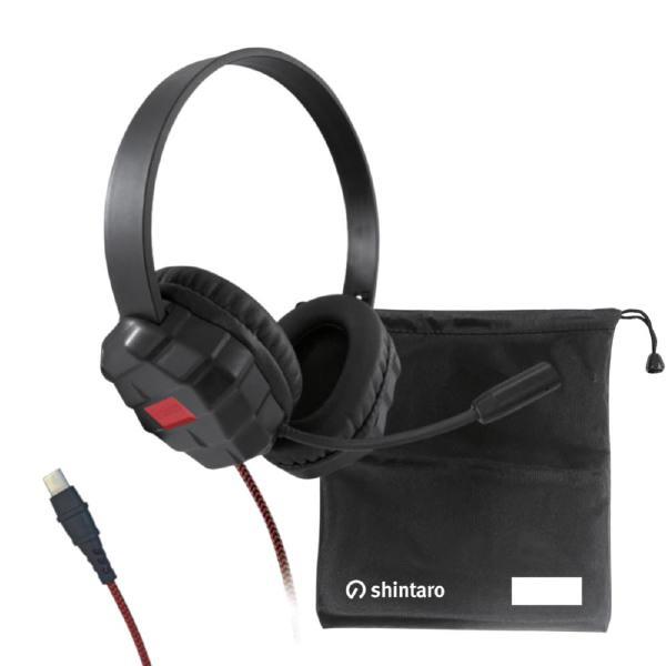 Shintaro Rugged Kids Headset with Mic - USB-C, 40mm