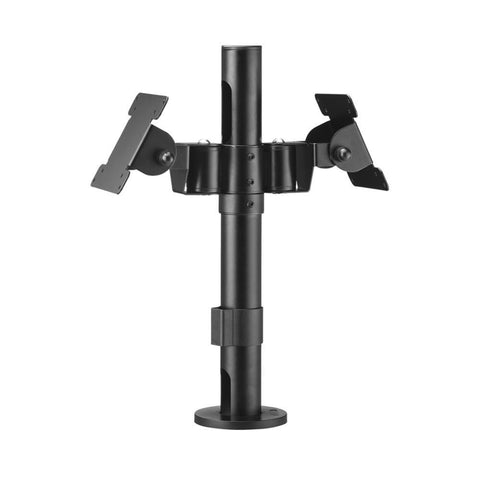 Atdec POS 400mm pole with back-to-back display VESA 75/100 head