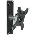 Atdec SD-WD Swivel Wall Mount - VESA 75x75 & 100x100, 25kg Max Load, Black