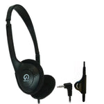 Shintaro Lightweight Headphones w/ Volume Control, 3.5mm Jack, 2.5m Cord