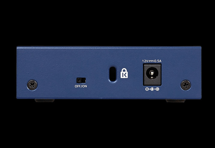 NETGEAR (GS105AU) 5-PORT UNMANAGED SWITCH, GbE(5)
