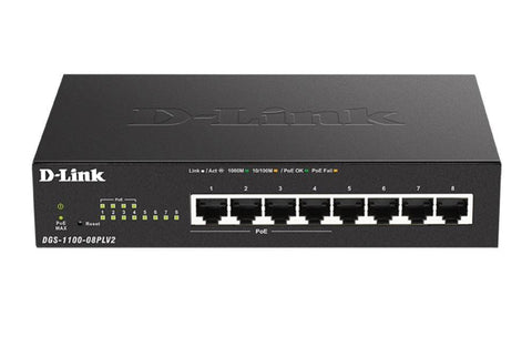 D-Link 8-Port Gigabit PoE Switch