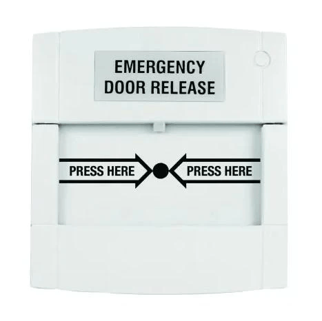 SECOR RESETTABLE EMERGENCY DOOR RELEASE WHITE