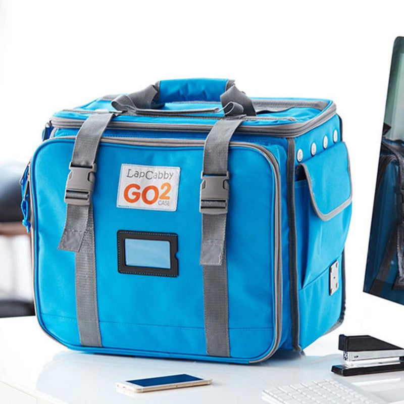LapCabby GO2 Case 6 Charge | 6-Device Portable AC Charging Case