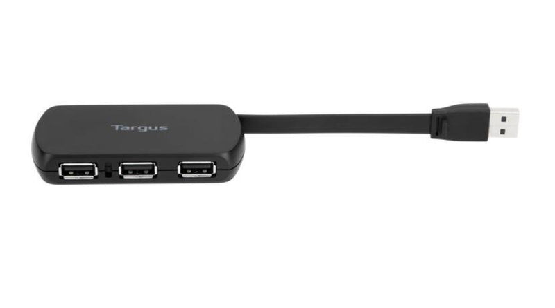 TARGUS ACH114AU, 4 PORT VALUE HUBEXPAND1 USB PORT TO 4CABLE STORES UNDER HUB FOR TRAVEL