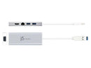 J5create JUD380 USB 3.0 Mini Dock, Dual HDMI/VGA, 2 USB 3.1, Gigabit Ethernet