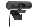 Logitech Brio 505 Webcam 1080p, Auto Framing, Dual Mic, Privacy Shutter