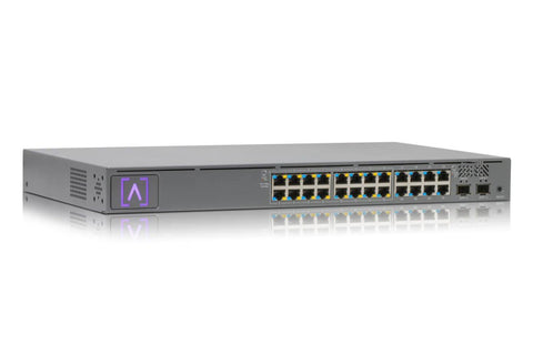 Alta Labs S24-POE 24-Port PoE Switch, Layer 2, 16x 802.3at PoE+ Ports