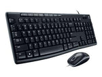 Logitech MK200 Wired Keyboard & Mouse Combo, Media Keys