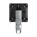 Atdec AWMS-1340 Arm + 400mm Post, Grommet Clamp, Silver, 12kg Flat/10kg Curved