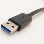 Dell Lot of 5 Genuine Dell 1.8m USB 3.0 Type A to B Monitor Cables - Black