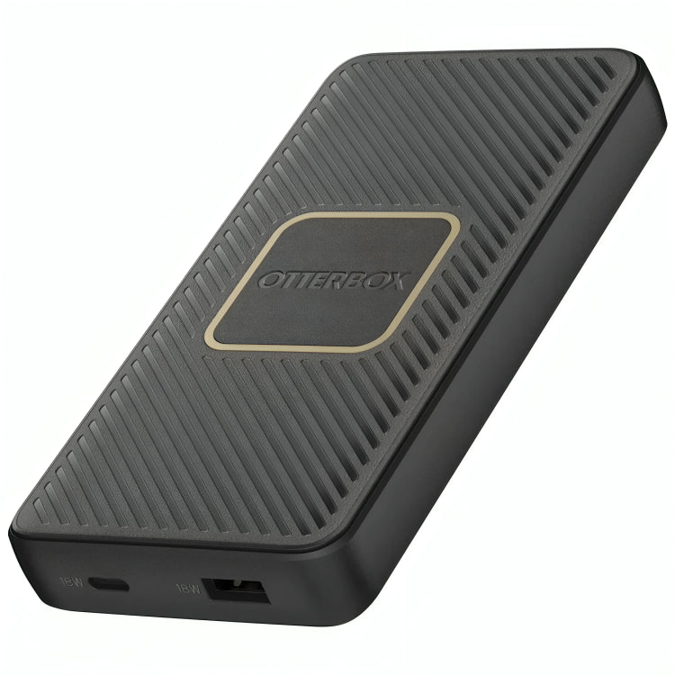 OtterBox 10K mAh Fast Charge Wireless Dual Port Power Bank Black