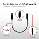Shintaro USB-C to 3.5mm Adapter with 32-bit DAC – High-Res Audio
