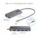 StarTech USB-C Multiport Adapter 4K HDMI USB 3.2 Hub 100W PD GbE SD MicroSD