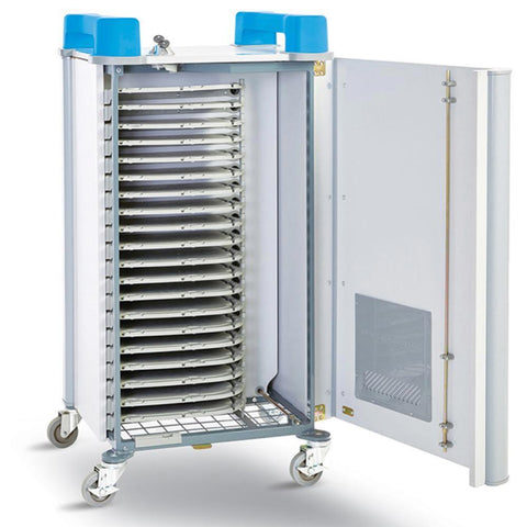 LapCabby UniCabby 20 Horizontal | 20-Device Mobile AC Charging Trolley