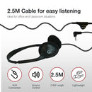 Shintaro Lightweight Headphones w/ Volume Control, 3.5mm Jack, 2.5m Cord