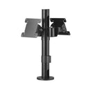 Atdec POS 400mm pole with back-to-back display VESA 75/100 head