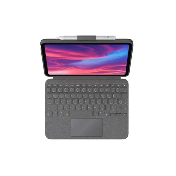 Logitech Combo Touch for iPad 10.2" (7th–9th Gen), Apple Pen Holder, 1Yr Wty