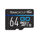 Team Group Go 4K 64GB MicroSDXC, 100MB/s R, 50MB/s W, V30 U3 + Adapter
