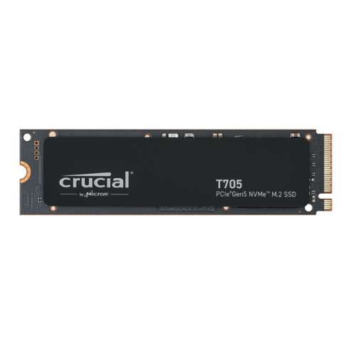 Crucial T705 1TB M.2 PCIe 5.0 NVMe SSD – 13,600MB/s, 10,200MB/s, 5YR WTY