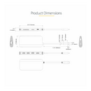 StarTech 0.3m USB-C Multiport Adapter 100W USB 3.0 4K HDMI SD MicroSD