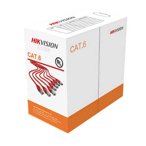 HIKVISION CAT6 305M UTP Network Cable – 1LN6-UE-W, Yellow, 5YR WTY