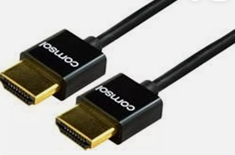 COMSOL 1MTR SUPER SLIM HIGH SPEED HDMI CABLE WITH ETHERNET - MALE TO MALE