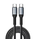 Shintaro 1M USB-C Cable – 100W Fast Charge, Braided, Aluminium Head, E-Mark IC