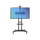 Height Adjustable Mobile TV Cart. Max Load 45kg. VESA up to 600x400