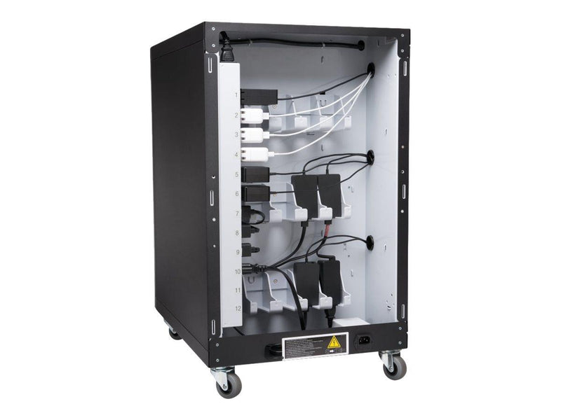 Kensington 12-Bay Charging Cabinet for Laptops up to 14", 90W AC Power