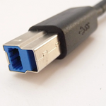 Dell Lot of 5 Genuine Dell 1.8m USB 3.0 Type A to B Monitor Cables - Black