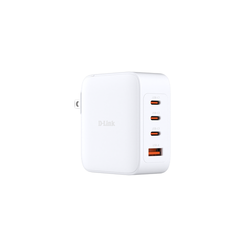 D-Link 140W GaN Charger with USB-A and 3 USB-C ports