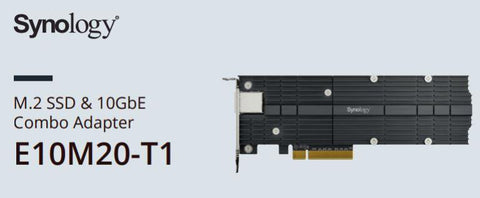 Synology E10M20-T1 M.2 SSD & 10GbE