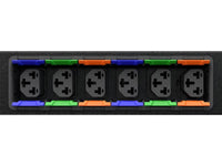Vertiv Geist F0144849 Basic Horizontal PDU, 16A, 230V, 1U, 12 x Locking Combination C13/C19 outputs,