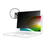 3M Bright Screen Privacy Filter for 14" Laptop with Adhesive Strips