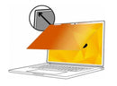 3M Gold Privacy Filter for 15.6" Laptop with Flip Attach, Adhesive Strips