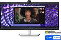Dell PRO Plus, 34" (21:9) WQHD Curve, Hdmi, Dp, USB-C Hub, Usb, H/adj,lan,spkr, W/cam, 3YR P3424WEB