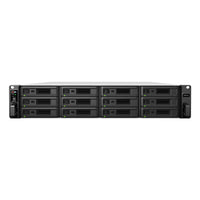 Synology RackStation RS3621XS+ 12-Bay 3.5" Diskless 4xGbE NAS, Intel Xeon D-1541,2.1GHz, 8GB DDR4