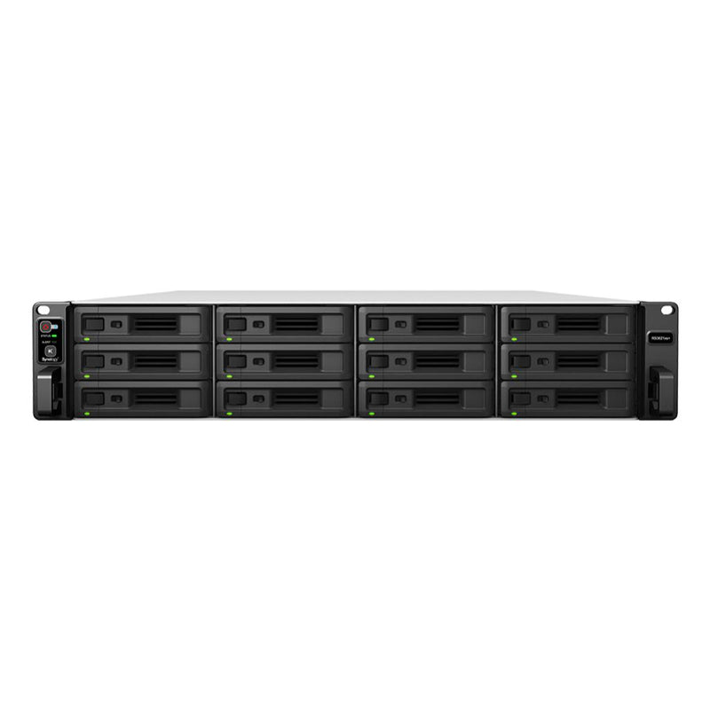 Synology RackStation RS3621XS+ 12-Bay 3.5" Diskless 4xGbE NAS, Intel Xeon D-1541,2.1GHz, 8GB DDR4