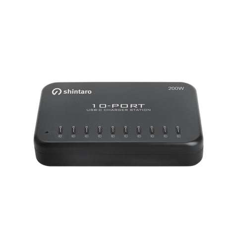 Shintaro 200W 10-Port USB-C GaN Charger (SH-MDUC-10C)