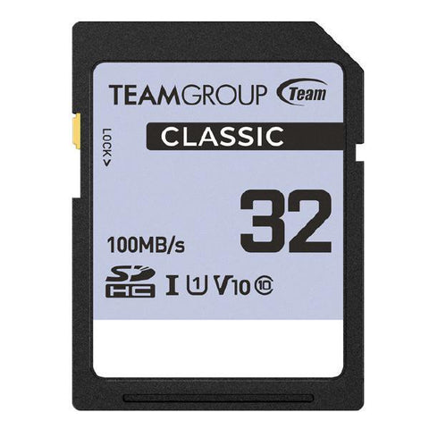 Team Group 32GB SDHC UHS-1 V10 Memory Card 80MB/s