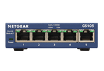 NETGEAR (GS105AU) 5-PORT UNMANAGED SWITCH, GbE(5)