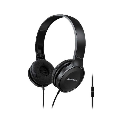 Panasonic Stereo In-line mic Headphones - Black