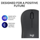 Logitech M240 Business Silent Mouse, Bluetooth/LogiBolt, Ambidextrous, Graphite,