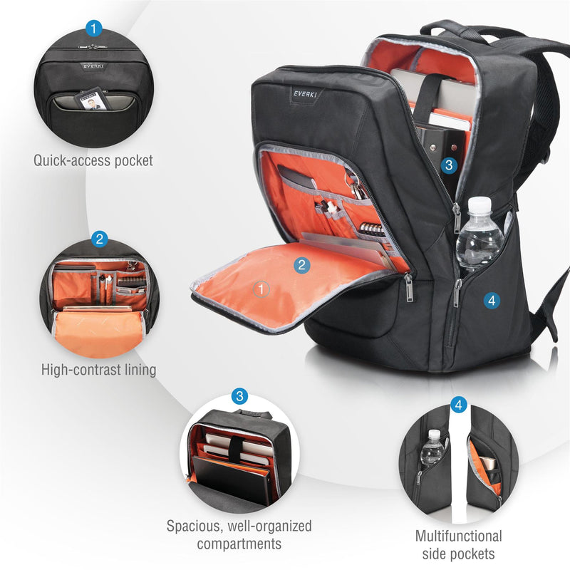 Everki Advance Laptop Backpack up to 15.6-Inch